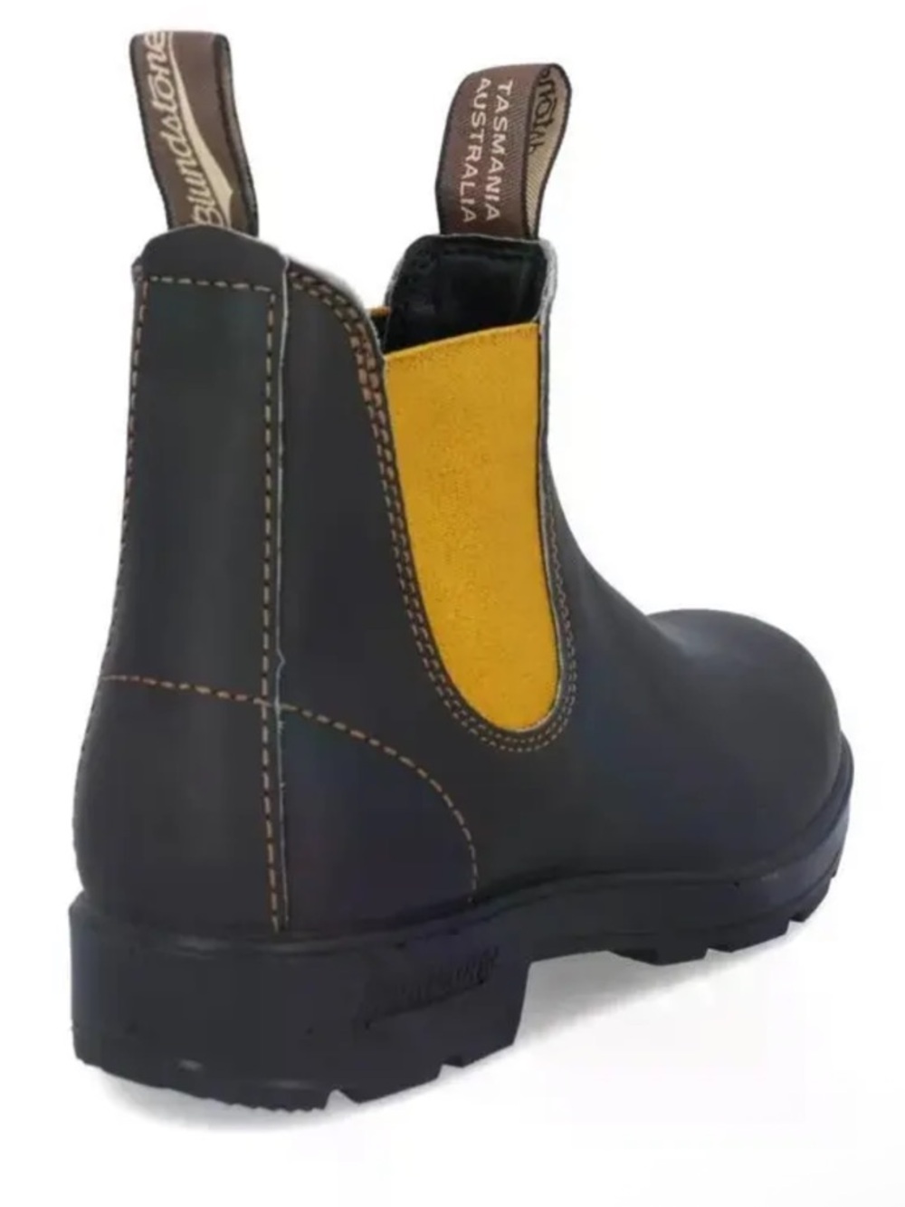 Blundstone 1919 Unisex Mustard Brown Boots 11 - Picture 3 of 14